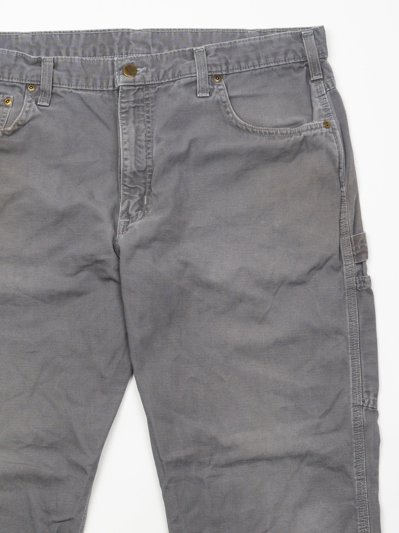Vintage Grey Carhartt Cargo Pants (38 x 29)
