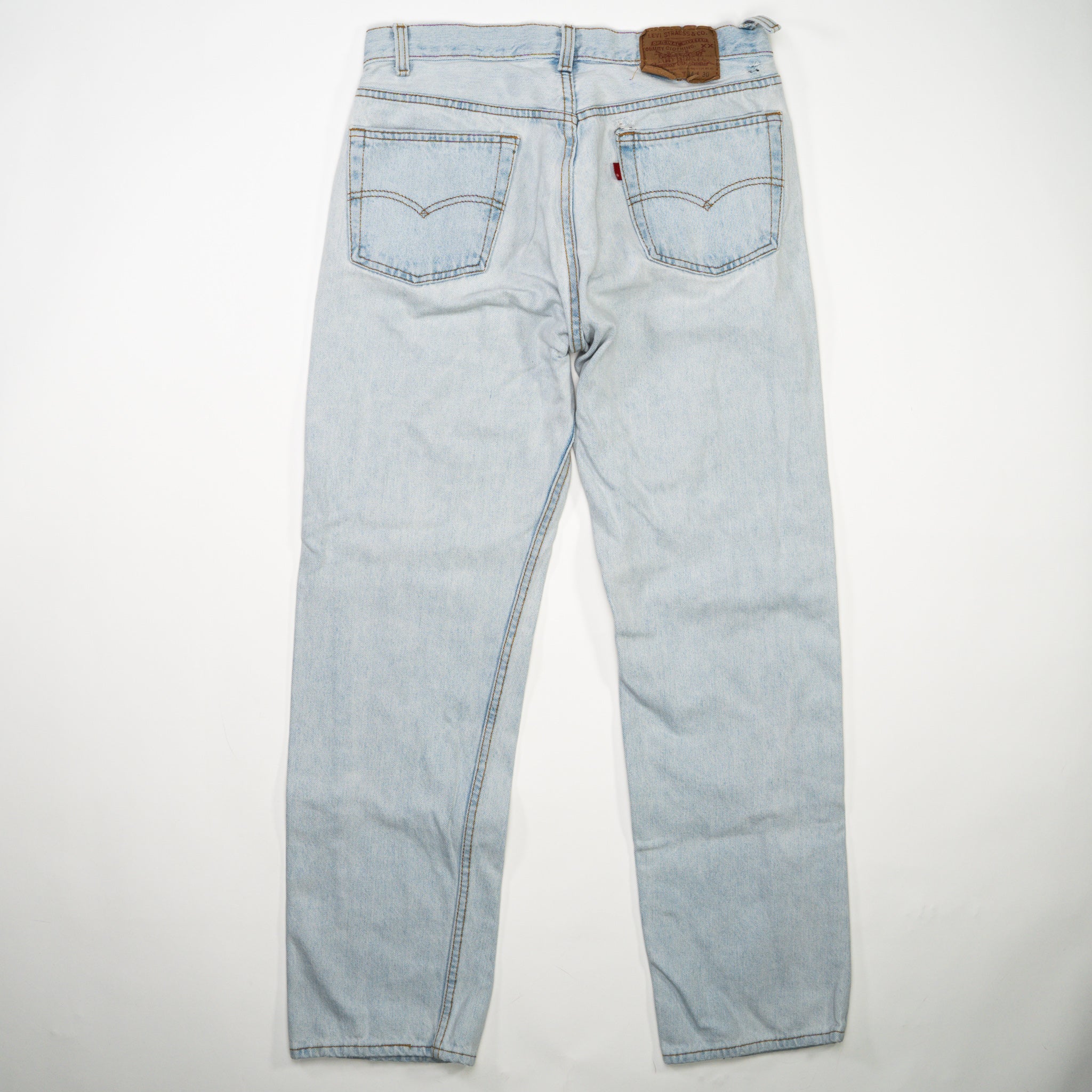 Vintage Very Light Washed 501 Levi Jeans (30 x 34)