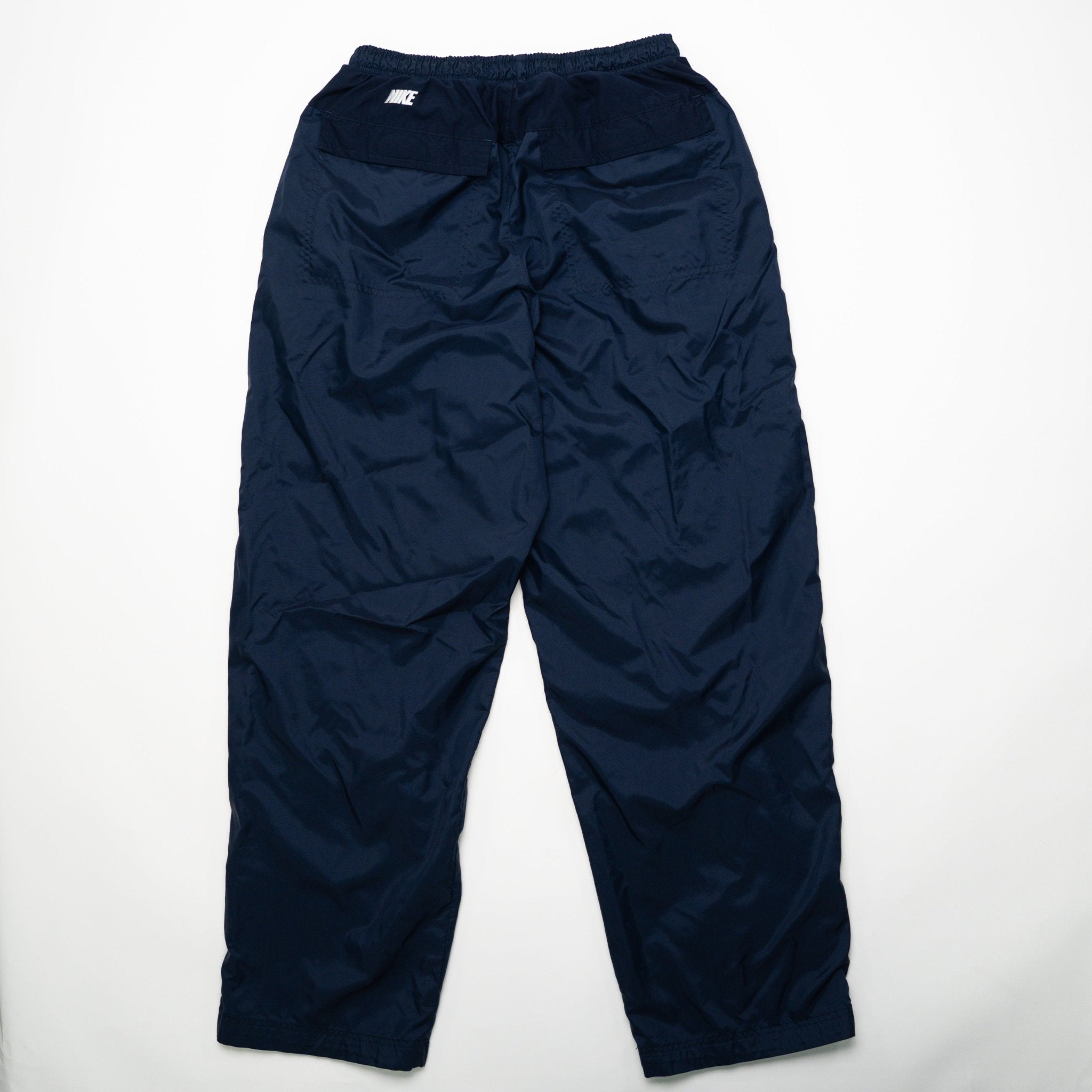 Vintage Blue + White Nike Windbreaker Pants (L) | Rebalance Vintage.