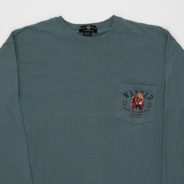 Vintage '95 Looney Tunes Yosemite Sam Wanted Long Sleeve (M) | Rebalance Vintage.