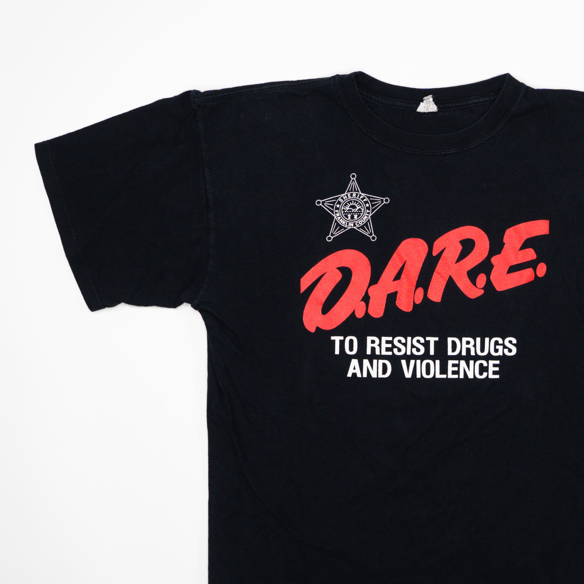 Vintage Black D.A.R.E Sheriff Tee (M)