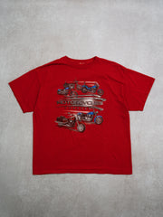 Vintage Red Motorcycles Forever Tee (L)