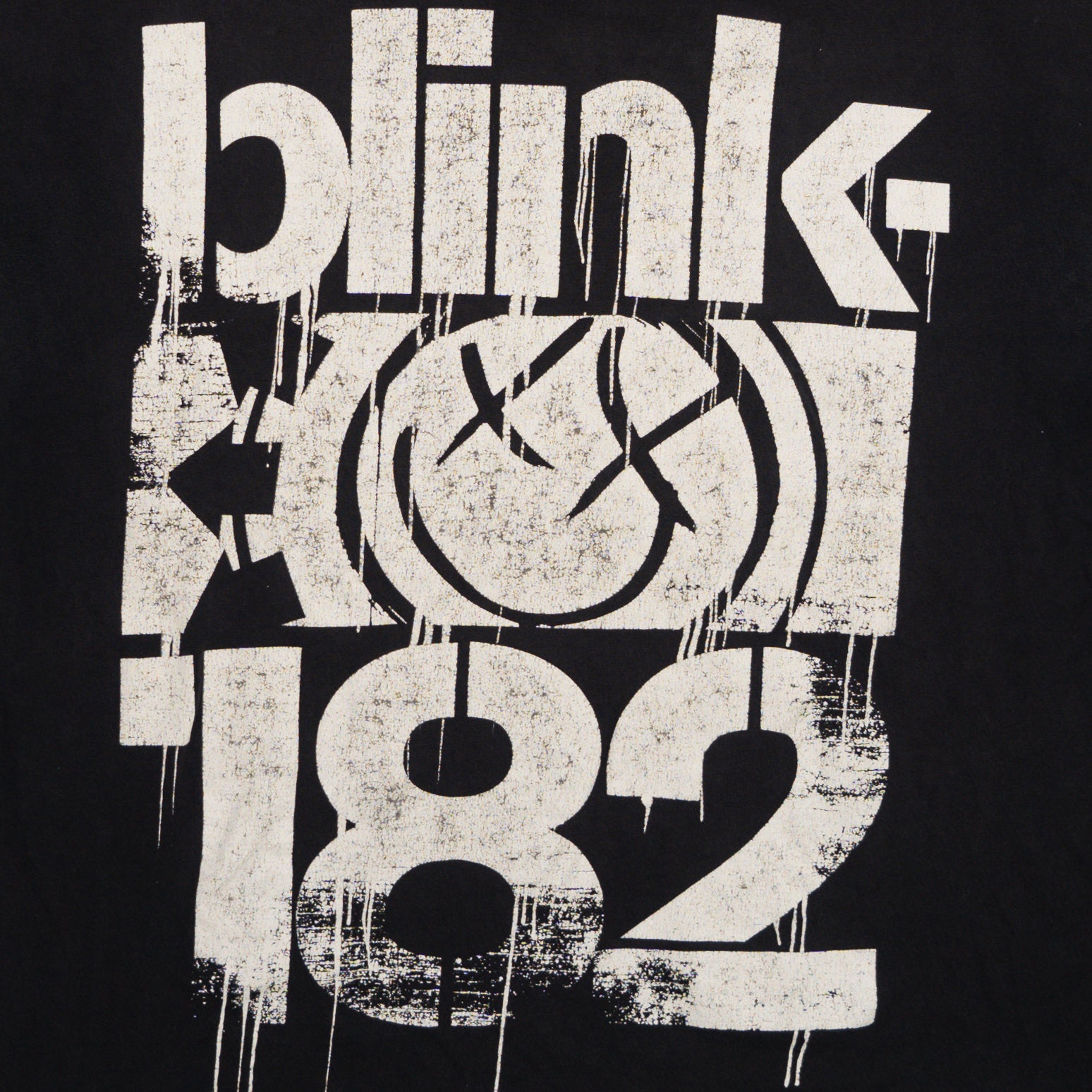 Vintage Black Blink 182 Logo Tee (L) | Rebalance Vintage.