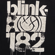 Vintage Black Blink 182 Logo Tee (L)