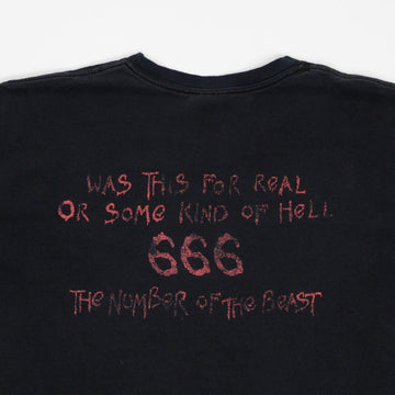 Vintage '82 Black Iron Maiden 'The Number of the Beast' Tee | Rebalance Vintage.