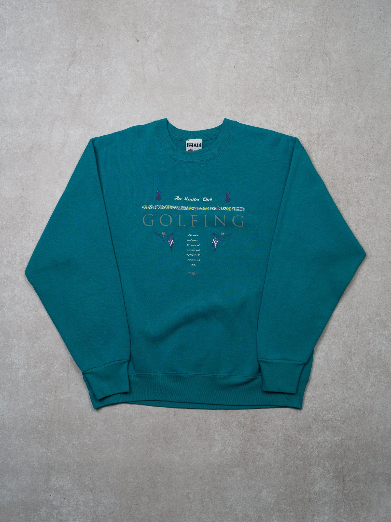 Vintage 90s 'The Ladies Club' Golfing Crewneck (L)
