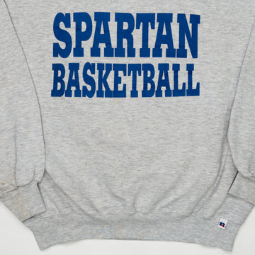 Vintage 90s Spartan Basketball x Russel Athletic Crewneck | Rebalance Vintage.