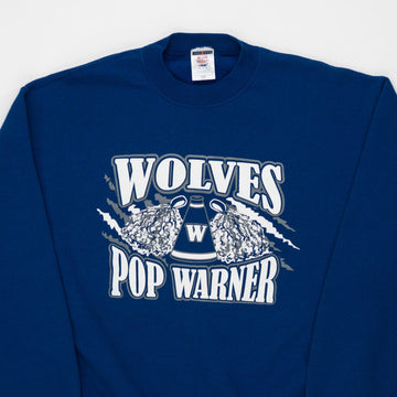 Vintage Wolves Pop Warner Crewneck (S/M) | Rebalance Vintage.