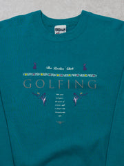 Vintage 90s 'The Ladies Club' Golfing Crewneck (L)