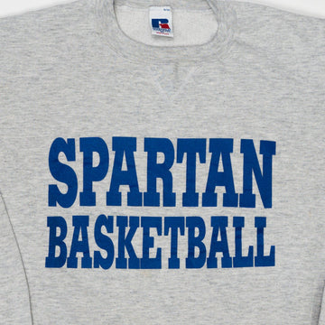 Vintage 90s Spartan Basketball x Russel Athletic Crewneck | Rebalance Vintage.