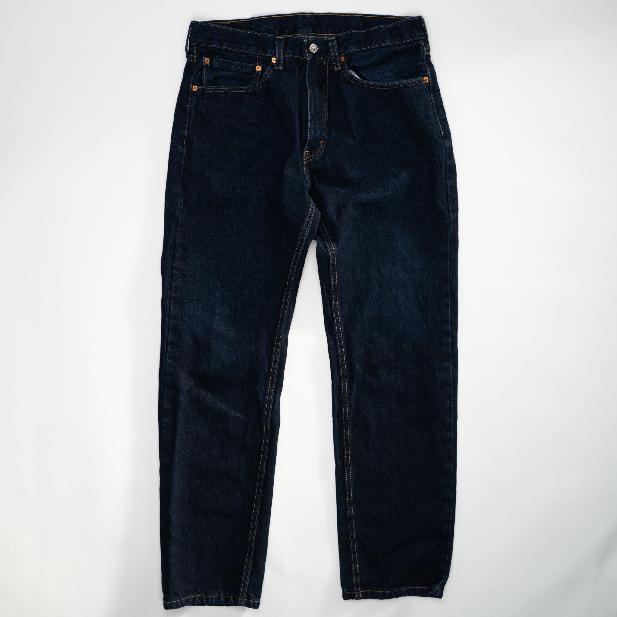 Vintage Dark Blue 505 Levi Jeans (34 x 32) | Rebalance Vintage.