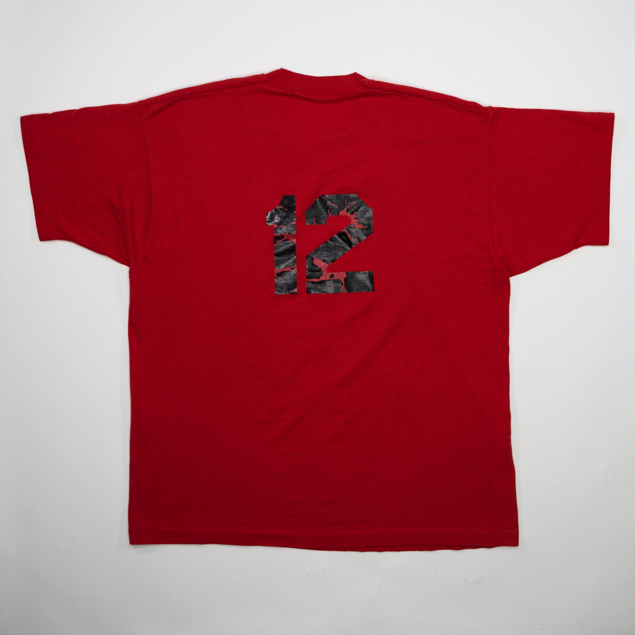 Vintage 90s Red South Fayette Devils Single Stitch Tee (L)