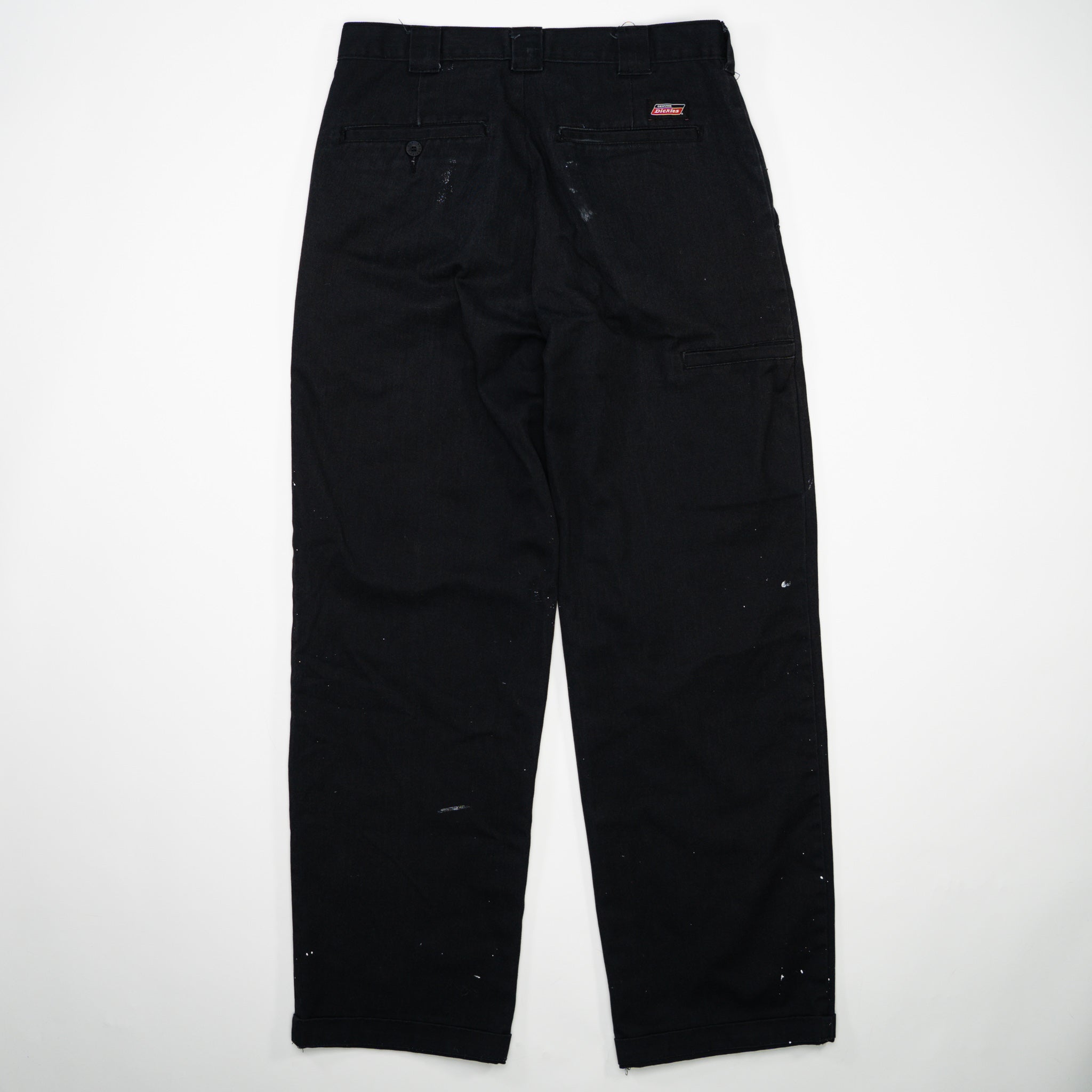 Vintage Black Dickies Paint Splashed Workwear Pants (30 x 30)