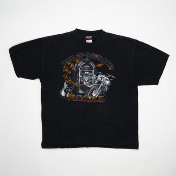 Vintage '08 Black Harley Davidson Rocks Butler, PA Tee (M/L) | Rebalance Vintage.