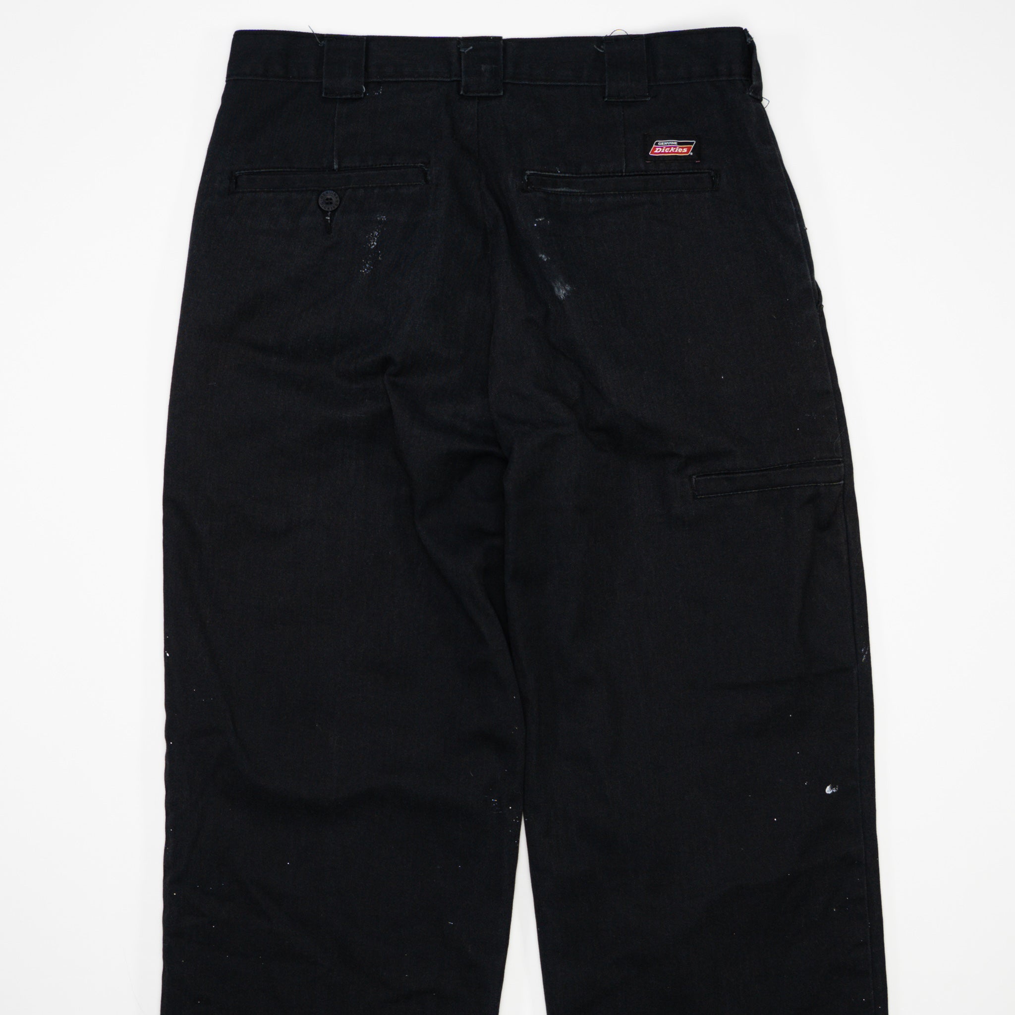 Vintage Black Dickies Paint Splashed Workwear Pants (30 x 30)