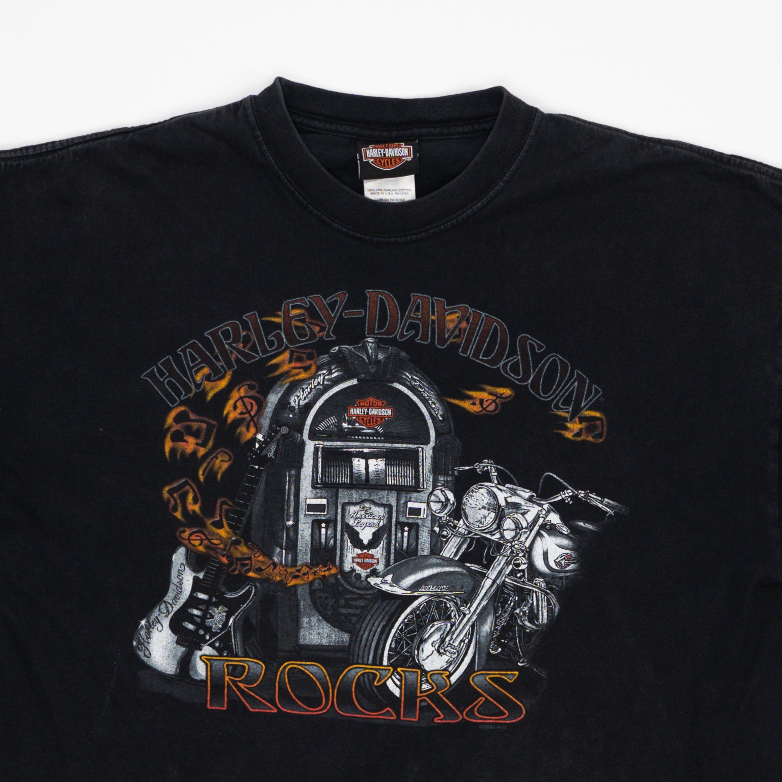 Vintage '08 Black Harley Davidson Rocks Butler, PA Tee (M/L) | Rebalance Vintage.