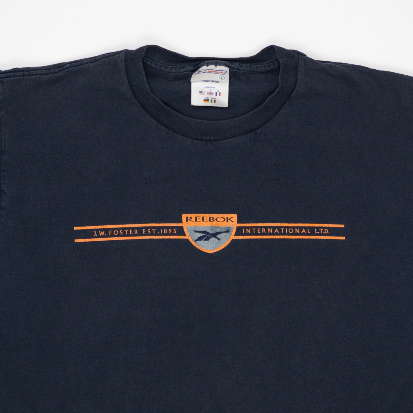 Vintage 90s Navy Reebok Tee (M/L) | Rebalance Vintage.