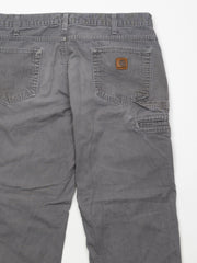 Vintage Grey Carhartt Cargo Pants (38 x 29)