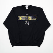 Vintage 90s Black Pittsburgh Steelers Crewneck (XL)