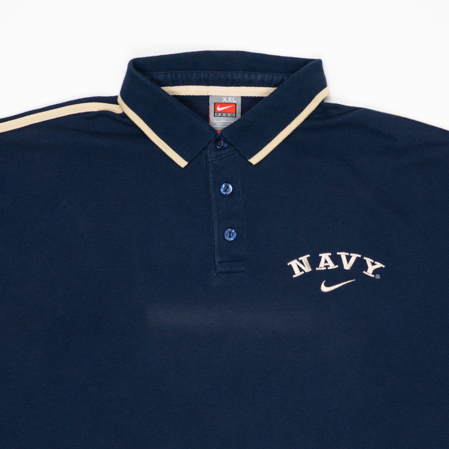 Vintage Navy x Nike Polo Shirt (XL) | Rebalance Vintage.