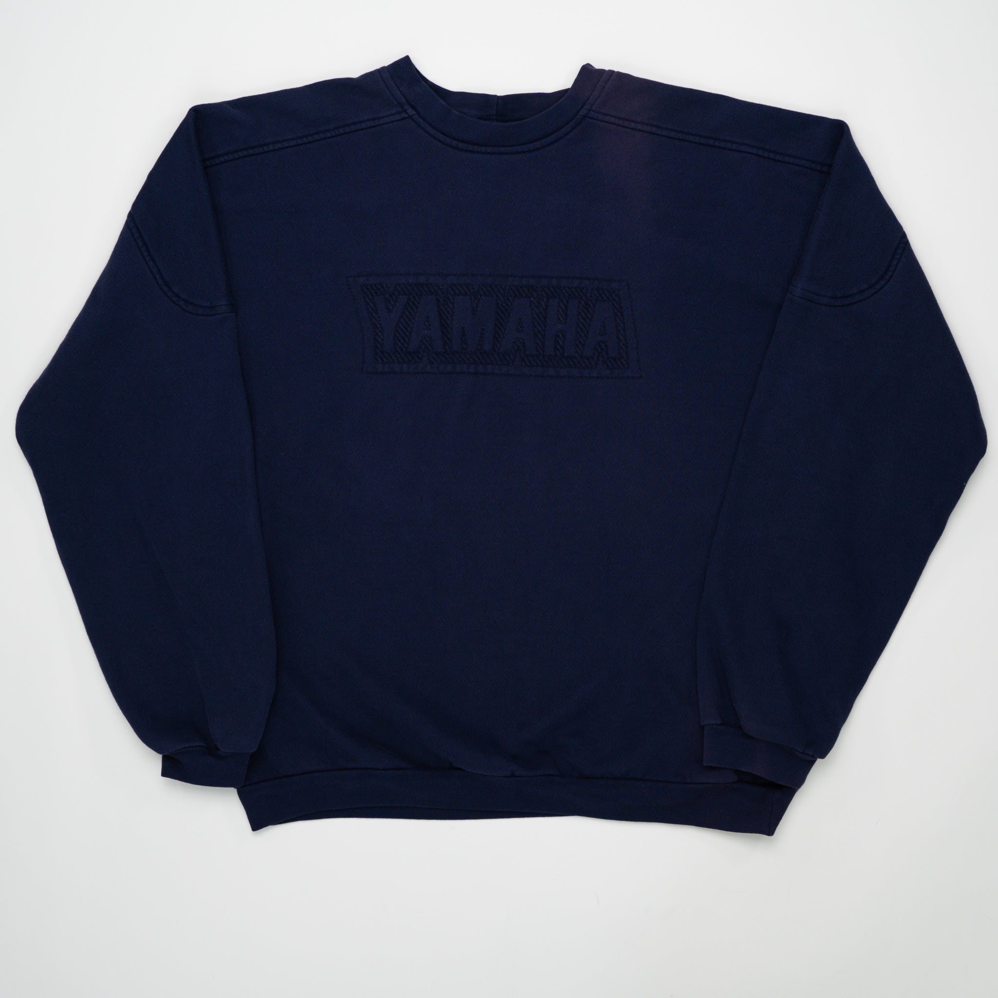 Vintage 90s Navy Yamaha Crewneck (L/XL) | Rebalance Vintage.