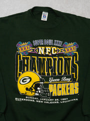 Vintage '97 Super Bowl XXXI NFC Packers Crewneck (L)