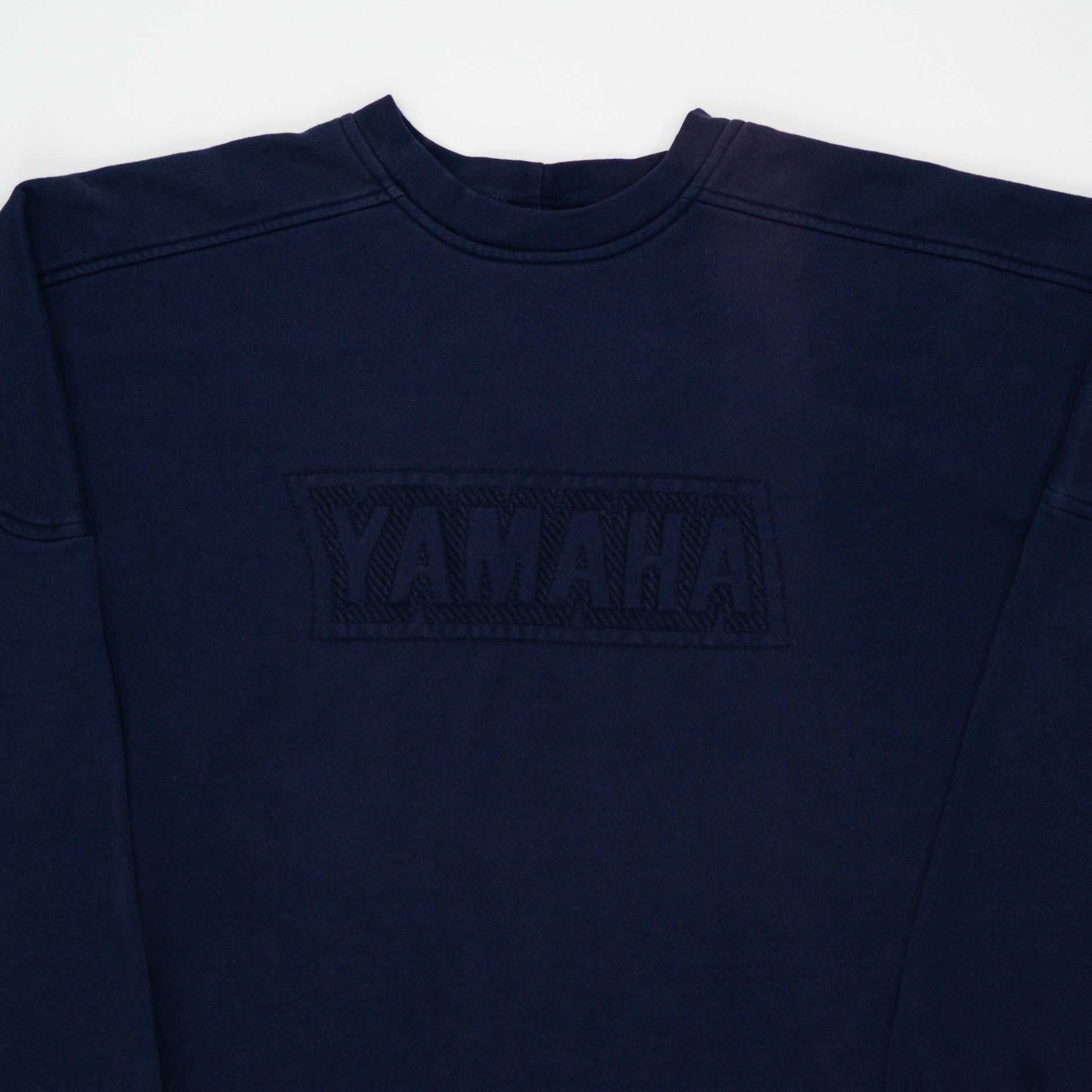 Vintage 90s Navy Yamaha Crewneck (L/XL) | Rebalance Vintage.