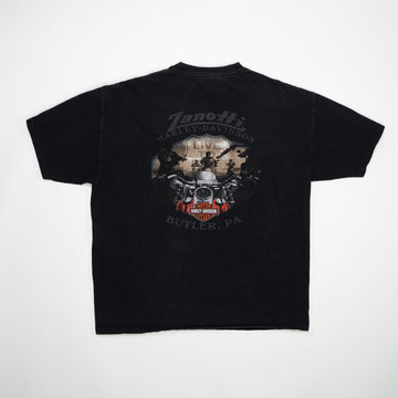 Vintage '08 Black Harley Davidson Rocks Butler, PA Tee (M/L) | Rebalance Vintage.
