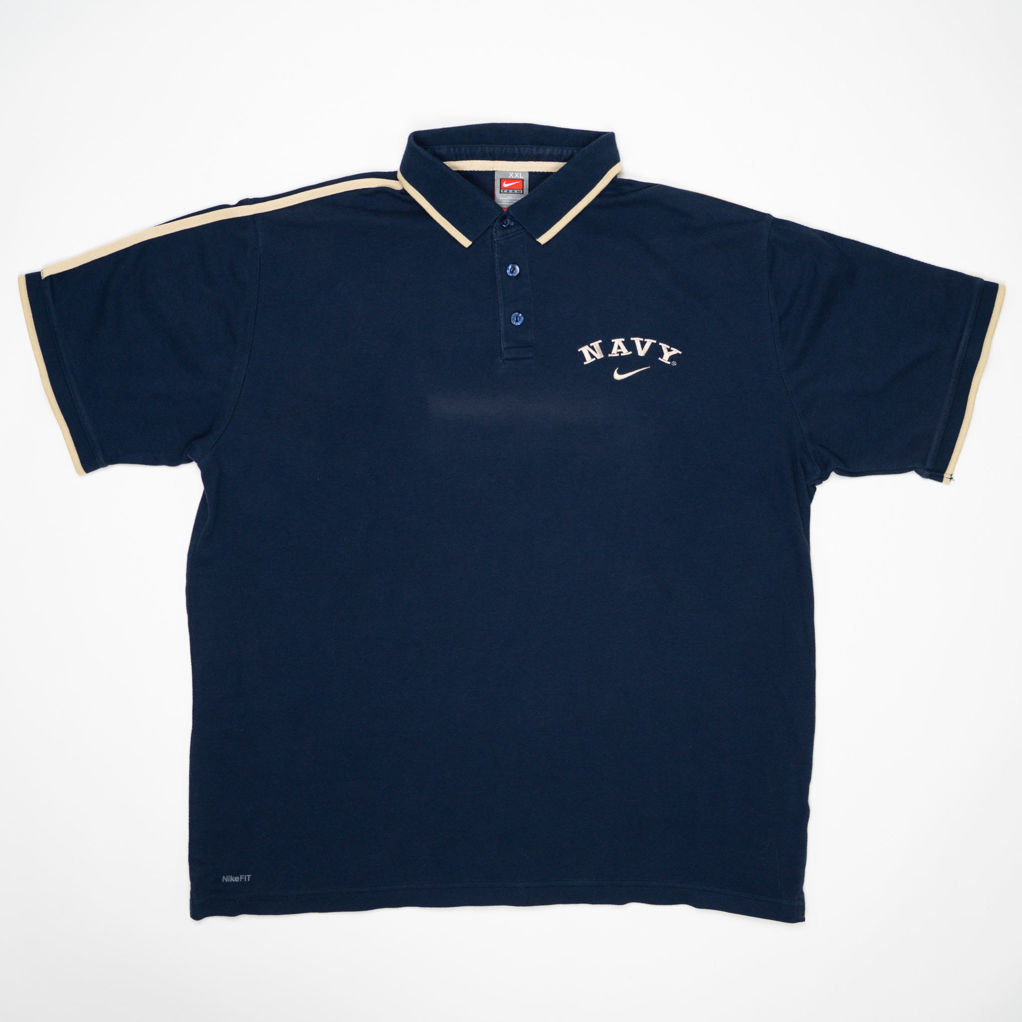 Vintage Navy x Nike Polo Shirt (XL) | Rebalance Vintage.