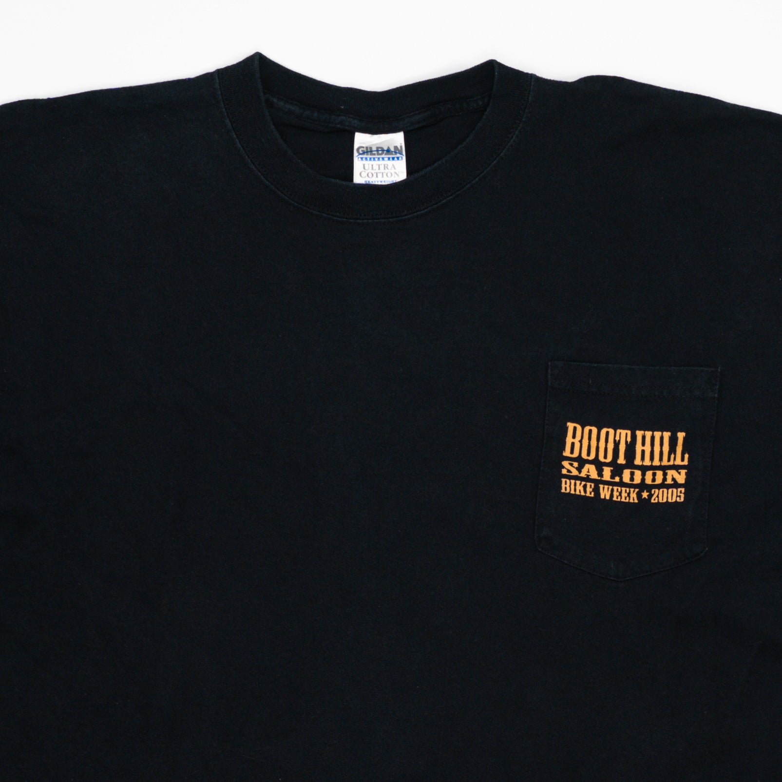 Vintage '05 Black Boot Hill Saloon Daytona Beach Tee (XL)
