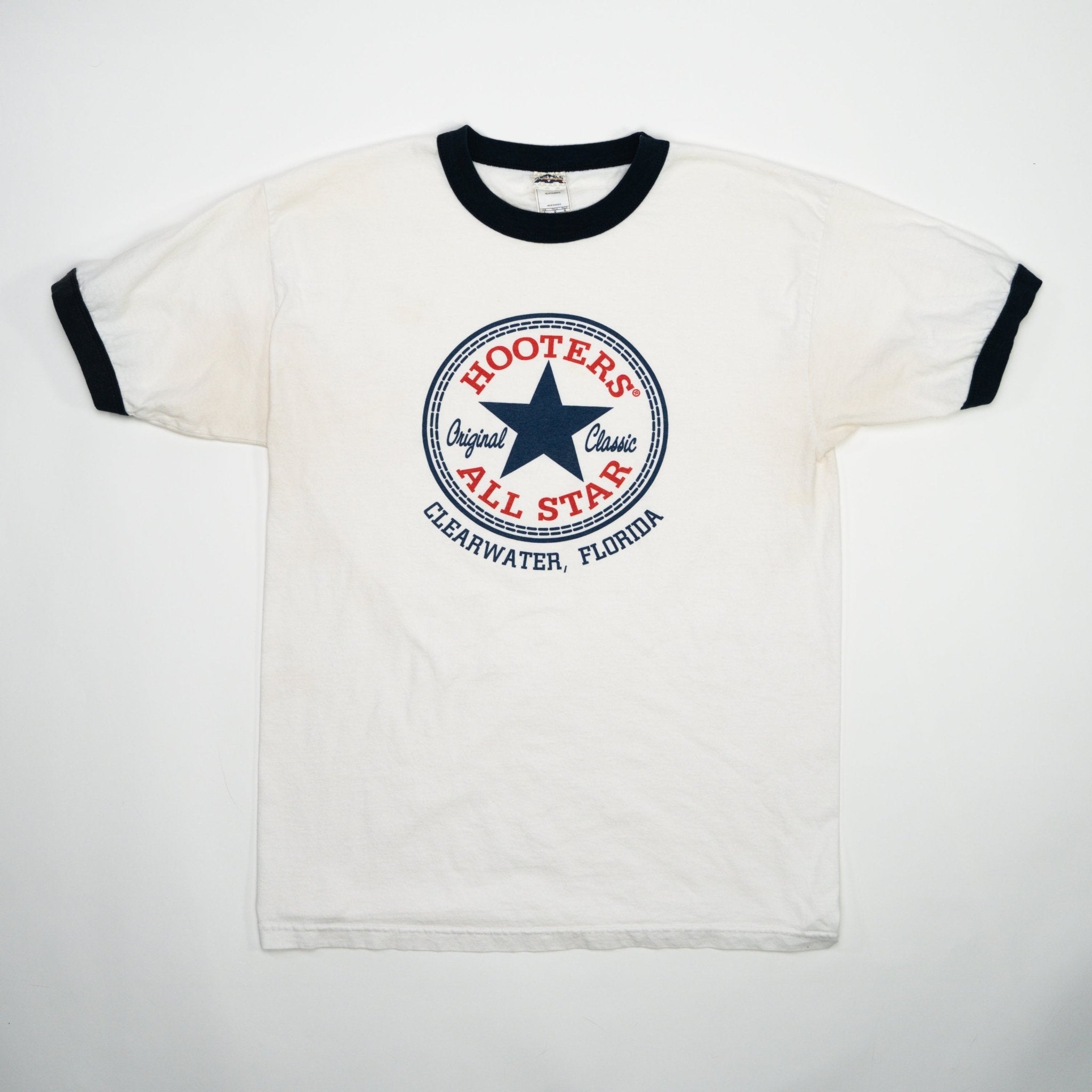 Vintage Hooters All Star Florida Ringer Tee (M) | Rebalance Vintage.