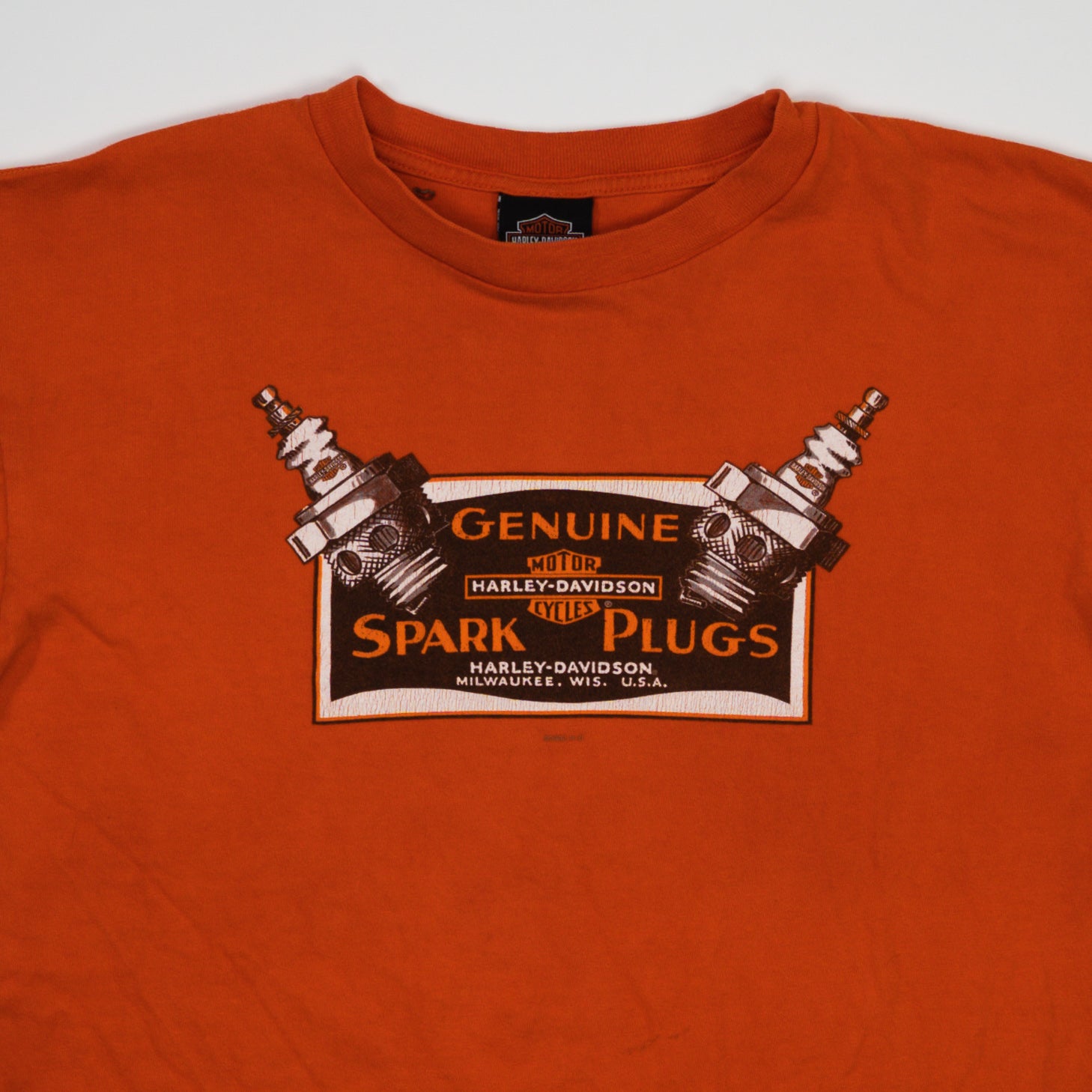 Vintage '02 Orange Harley Davidson Louisianna Tee (M)