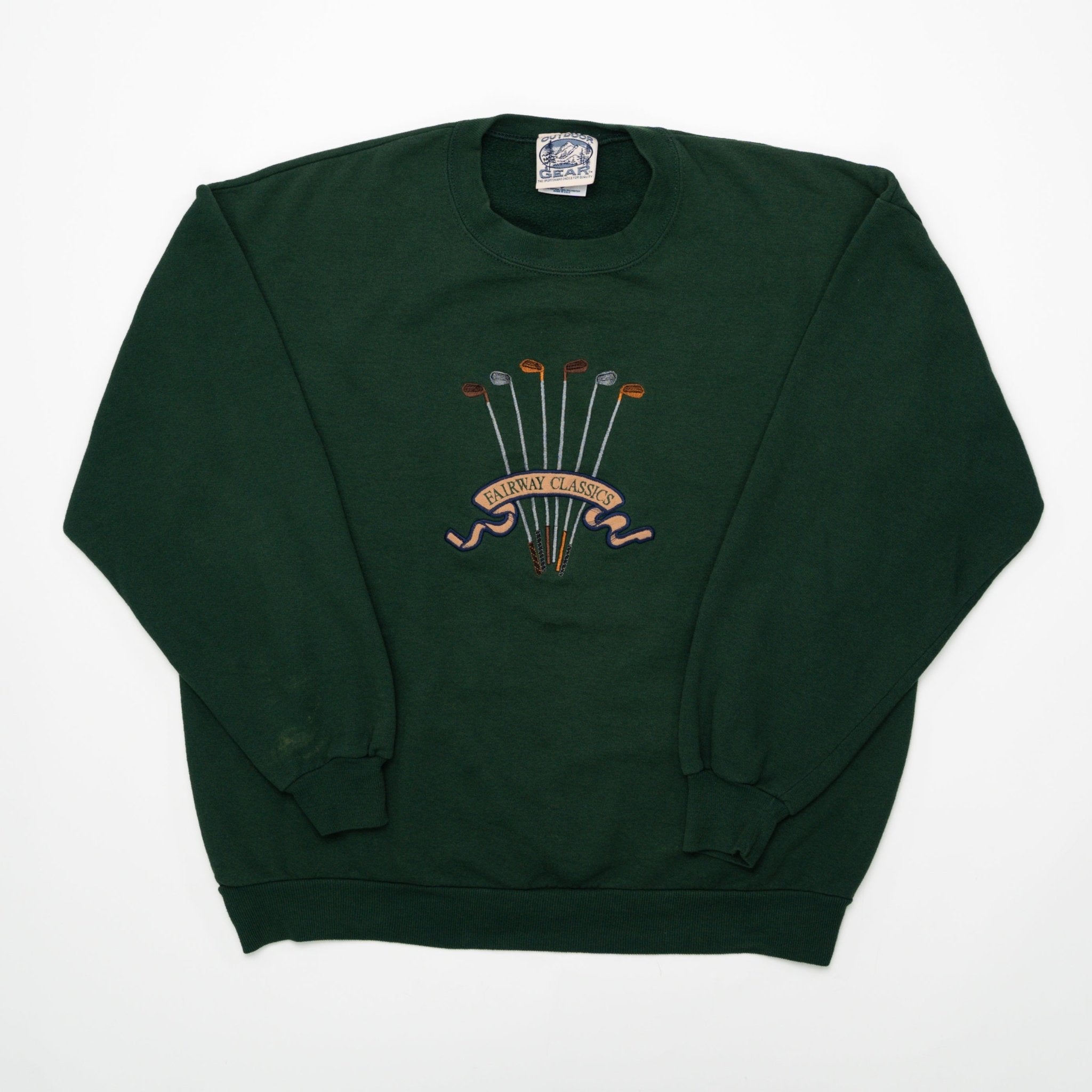 Vintage 90s Fairway Classics Golf Crewneck (XL) | Rebalance Vintage.