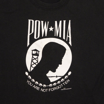 Vintage '88 Black POW MIA Tee (M) | Rebalance Vintage.