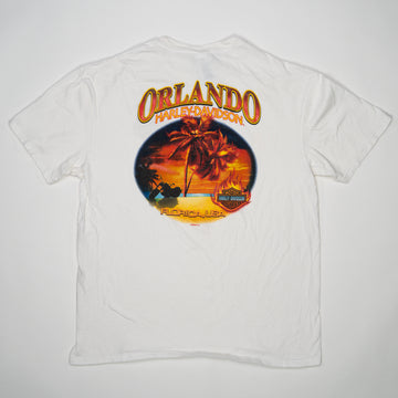 Vintage Harley Davison Orlando Palm Tree Tee (M/L) | Rebalance Vintage.