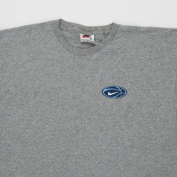 Vintage 90s Grey Nike Basketball Tee (XL) | Rebalance Vintage.