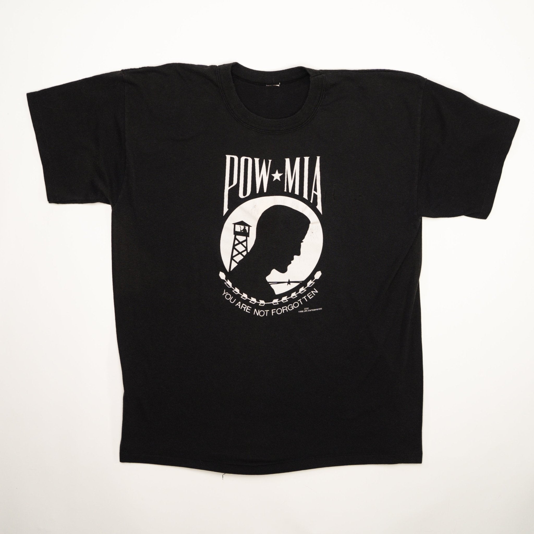 Vintage '88 Black POW MIA Tee (M) | Rebalance Vintage.