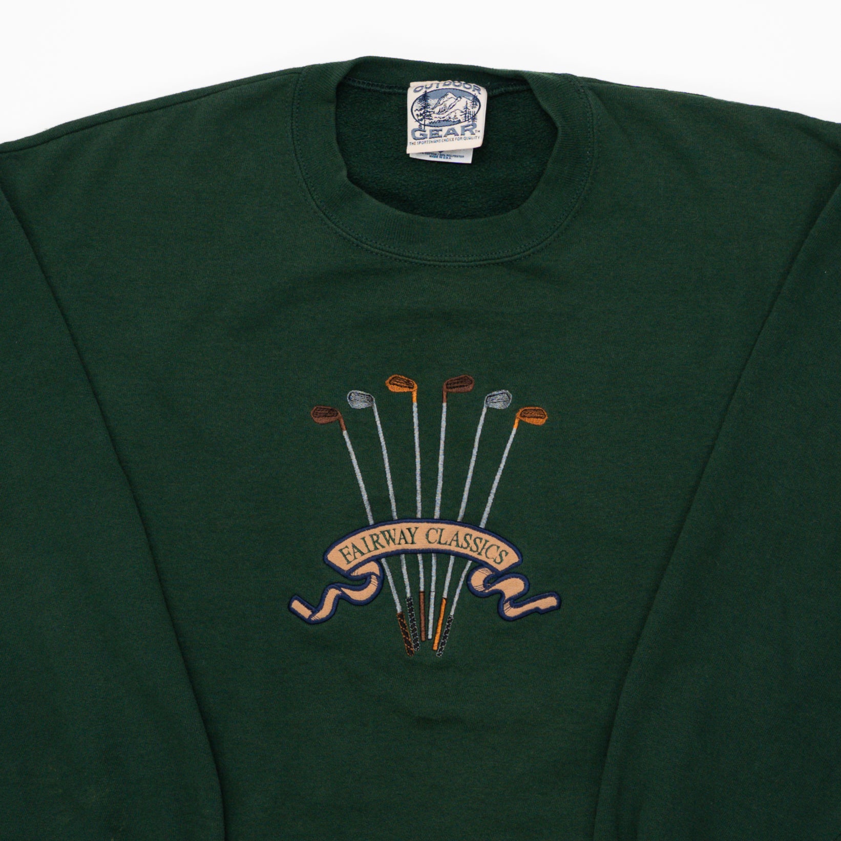 Vintage 90s Fairway Classics Golf Crewneck (XL) | Rebalance Vintage.