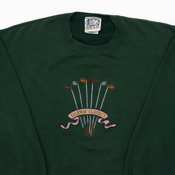 Vintage 90s Fairway Classics Golf Crewneck (XL) | Rebalance Vintage.