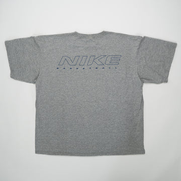 Vintage 90s Grey Nike Basketball Tee (XL) | Rebalance Vintage.