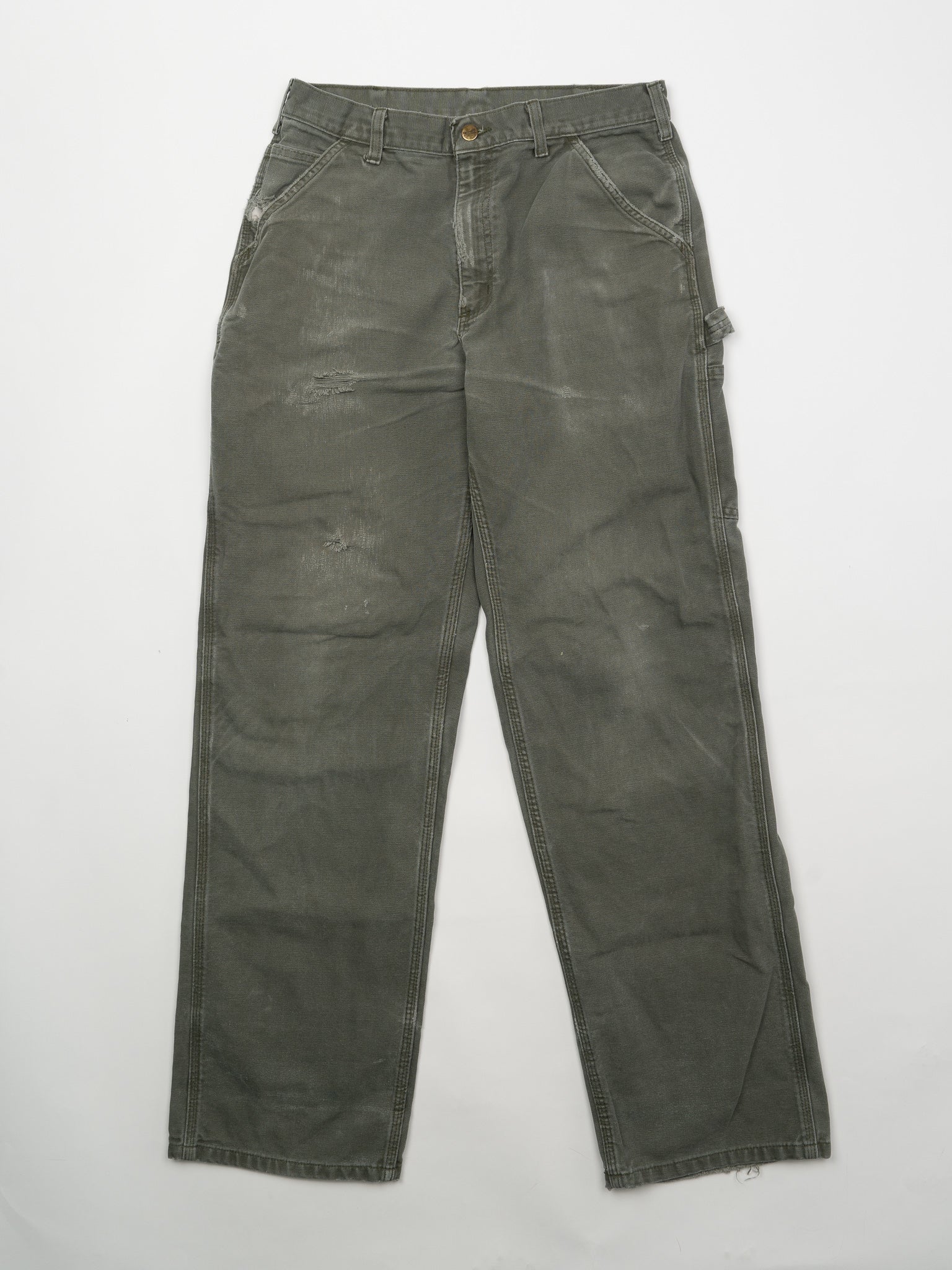 Vintage Moss Green Carhartt Cargo Pants (32 x 32)