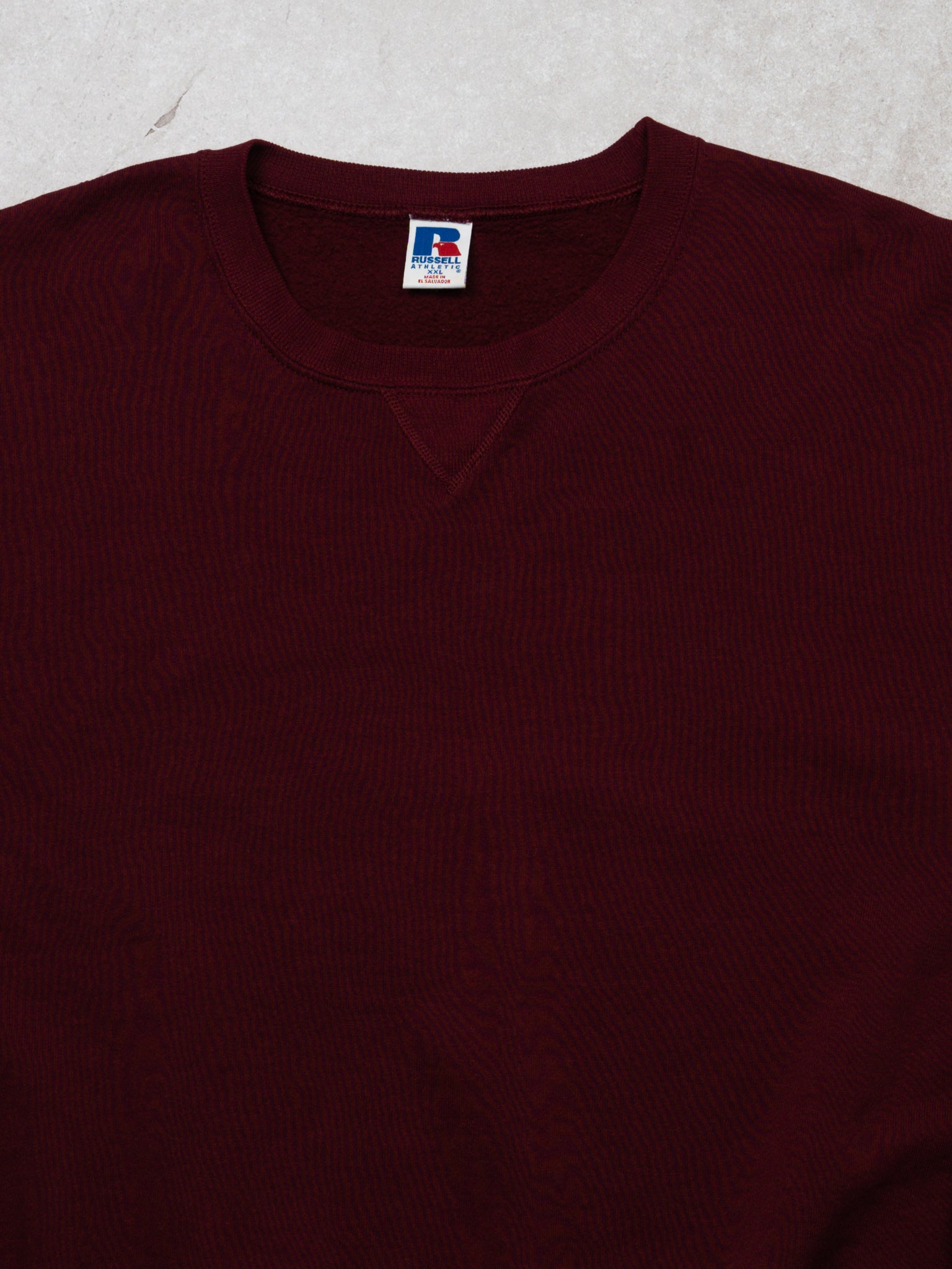 Vintage Maroon Russell Athletics Crewneck (XXL)
