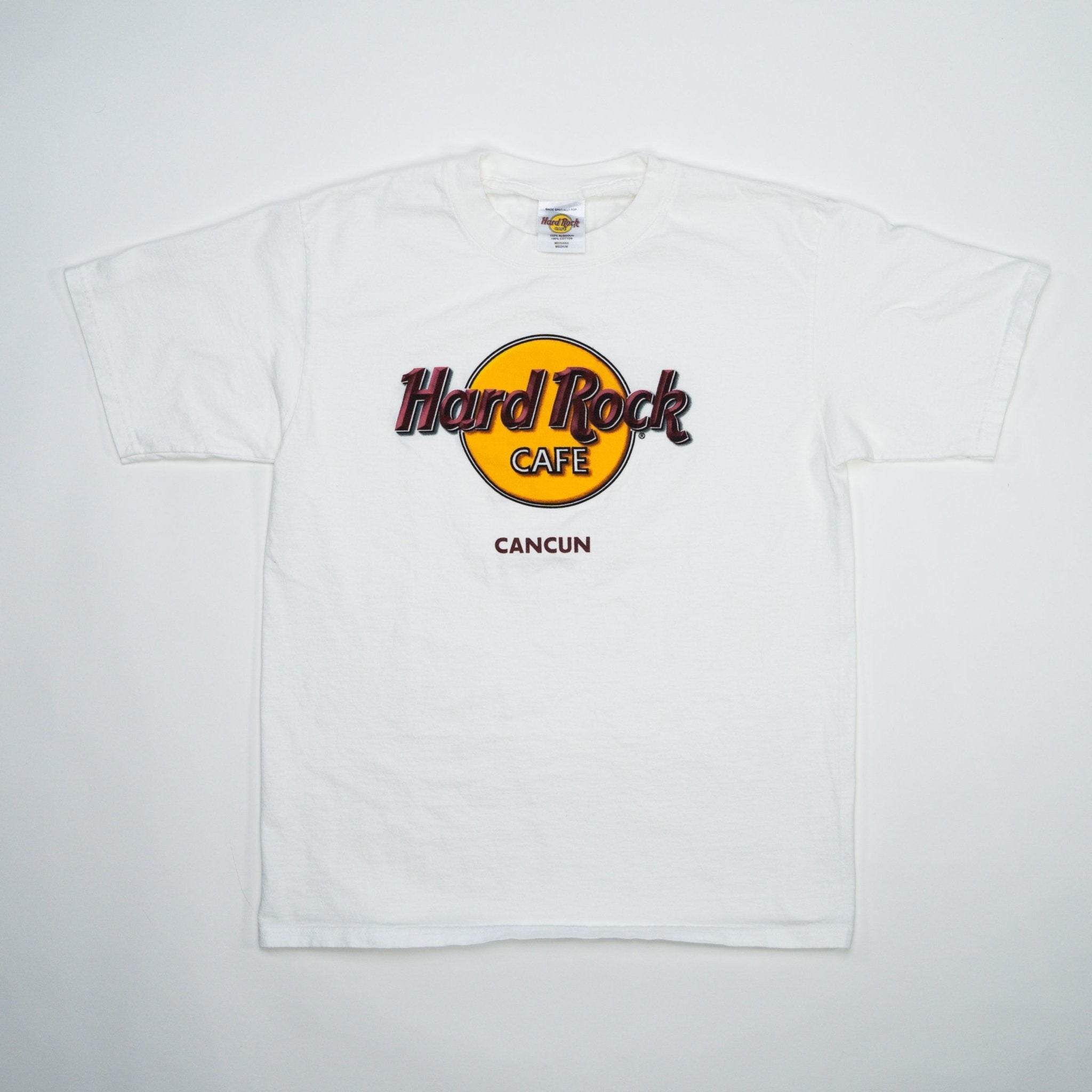 Vintage White Hard Rock Cafe Cancun Tee (S) | Rebalance Vintage.