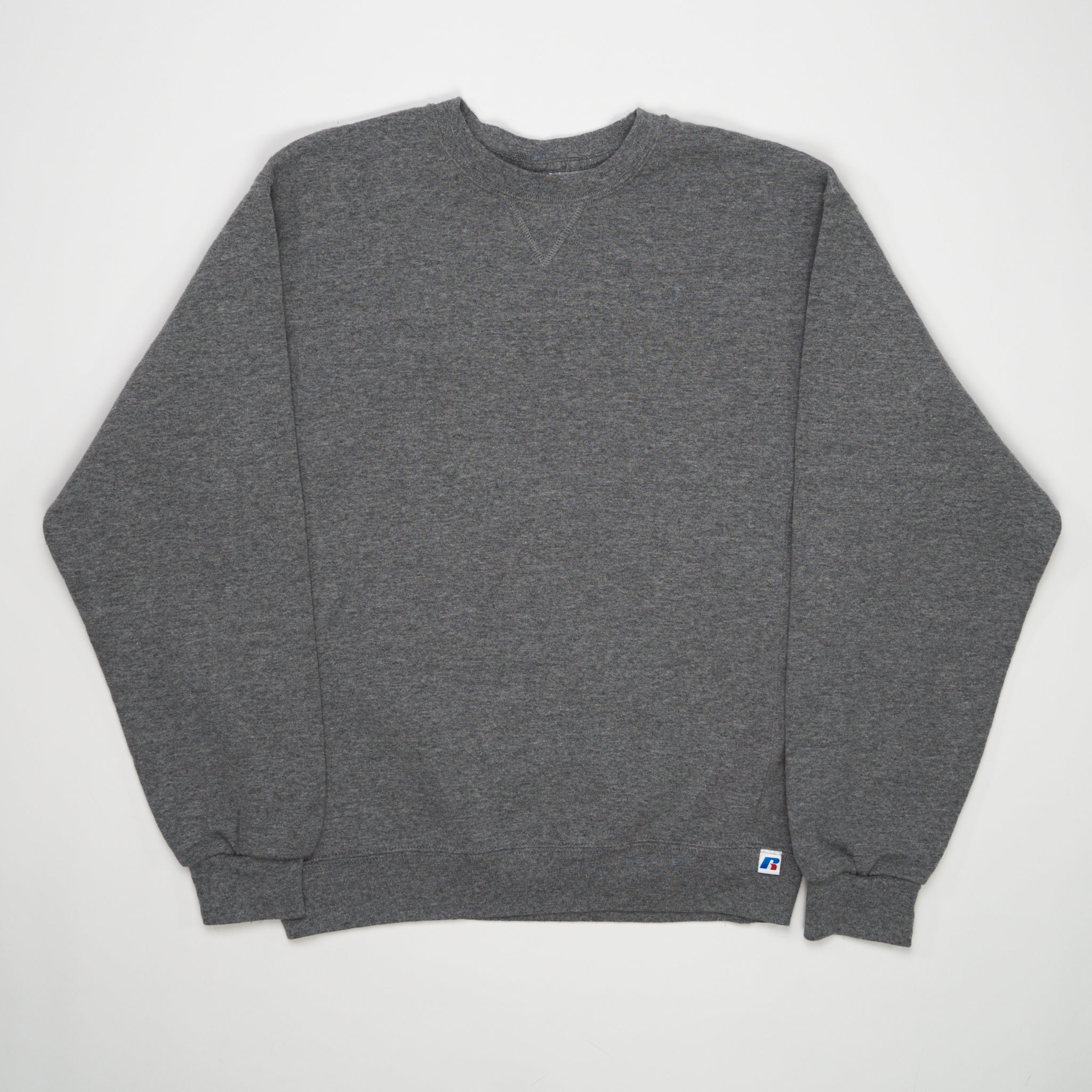 Vintage Grey Russell Athletics Crewneck (M) | Rebalance Vintage.