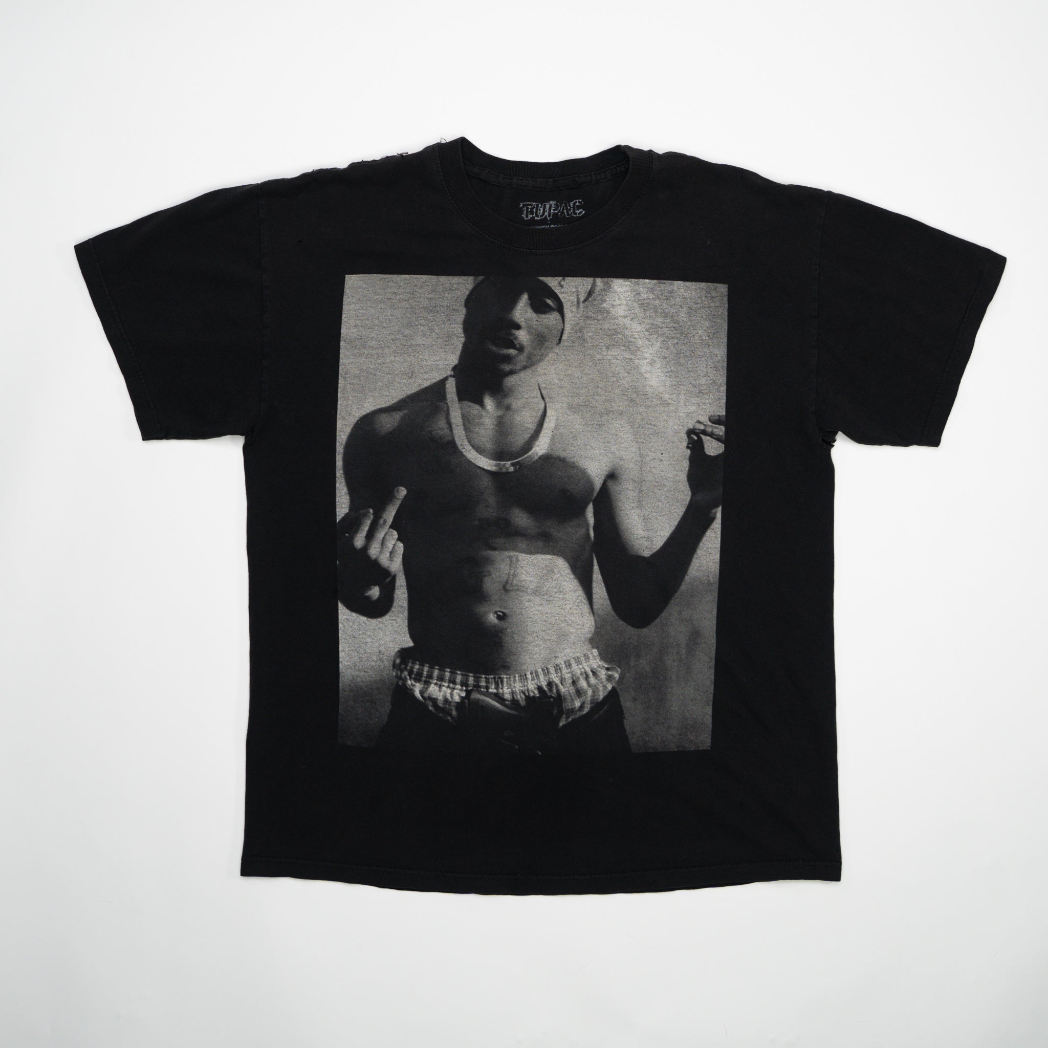 2010 Tupac Middle Finger Tee (M/L) | Rebalance Vintage.