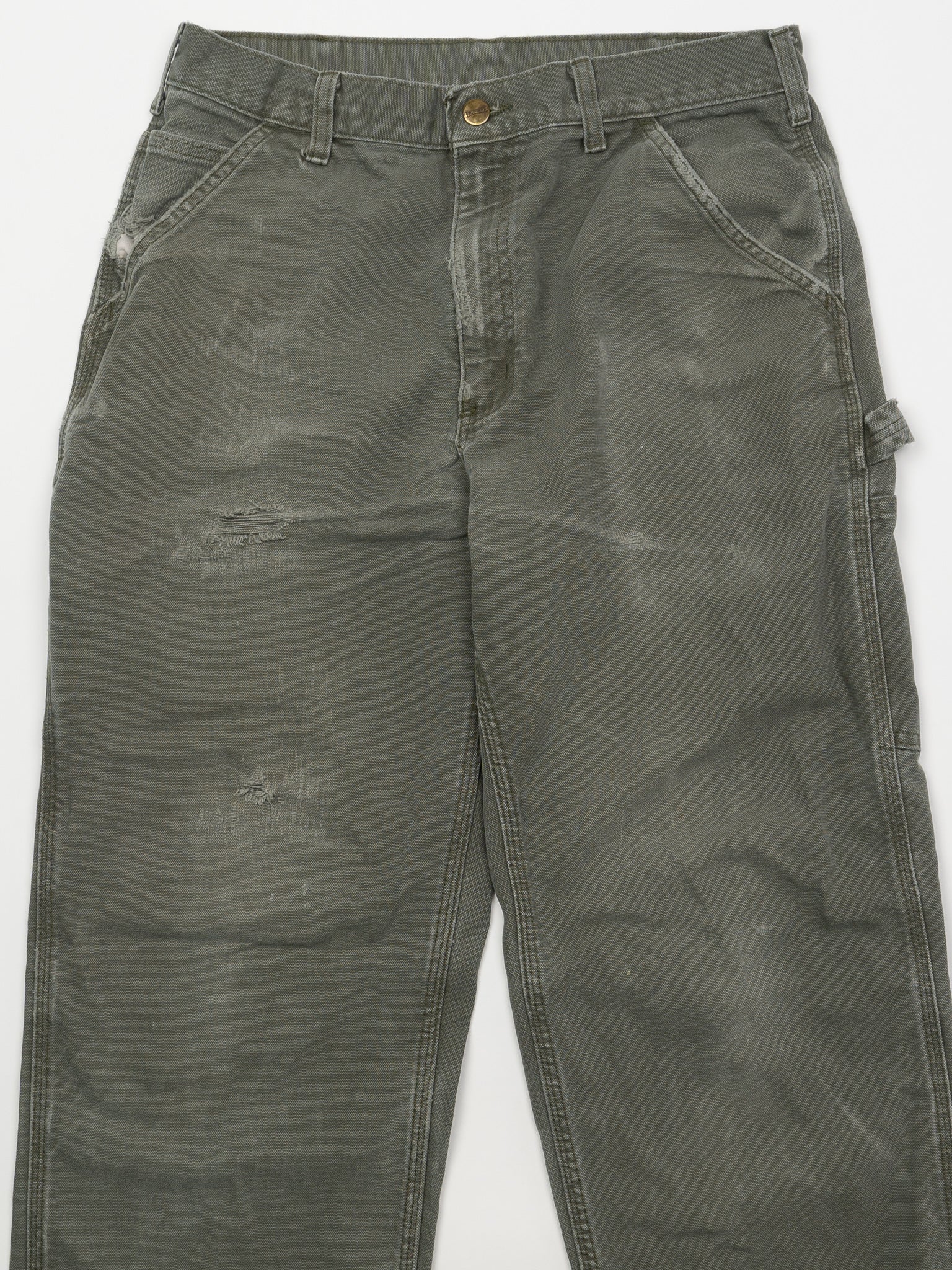 Vintage Moss Green Carhartt Cargo Pants (32 x 32)