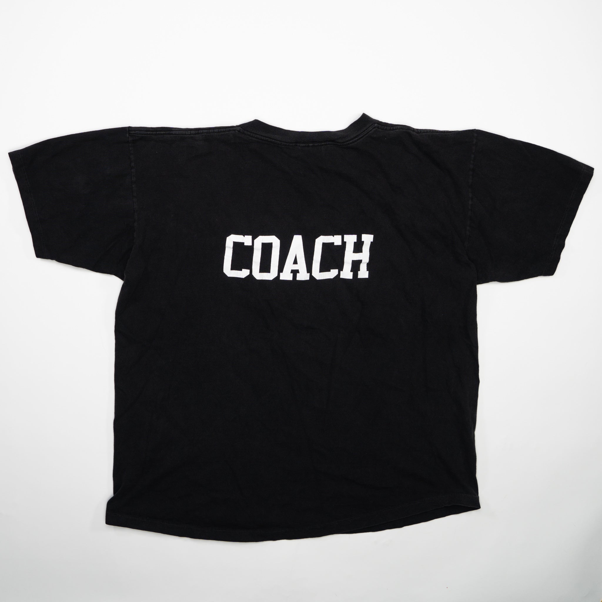 Vintage '95 Black Amherst Panthers Coach Tee (L)