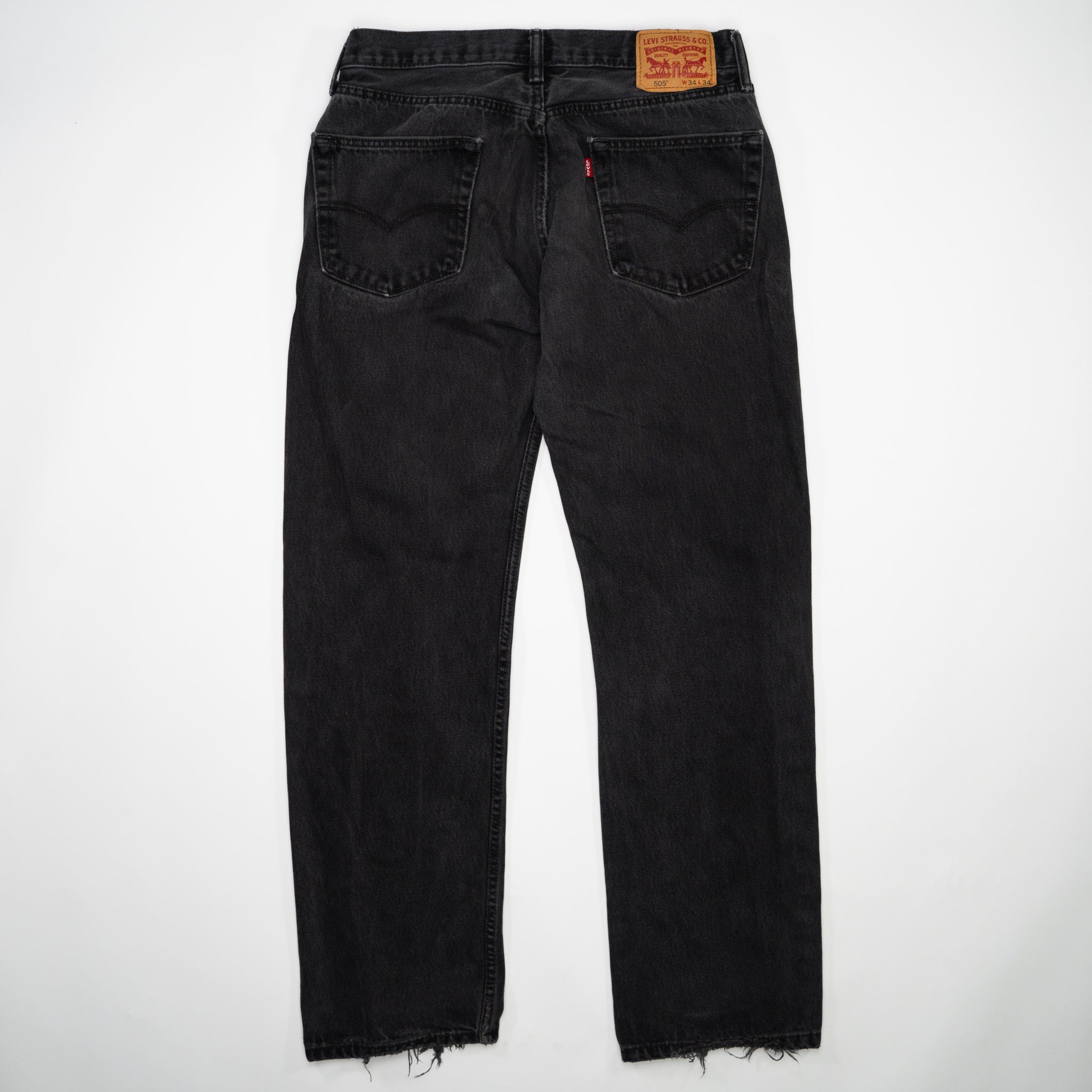 Vintage Rugged Black Levi 505 jeans (34 x 31)