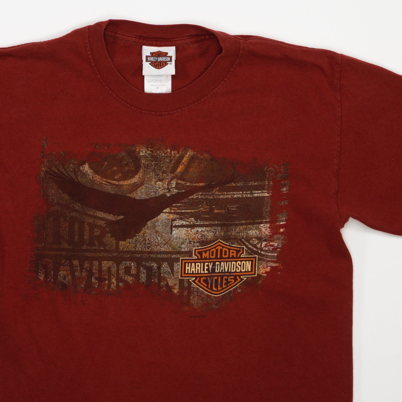 Vintage Red Harley Davidson Beaver Falls PA Tee (S)