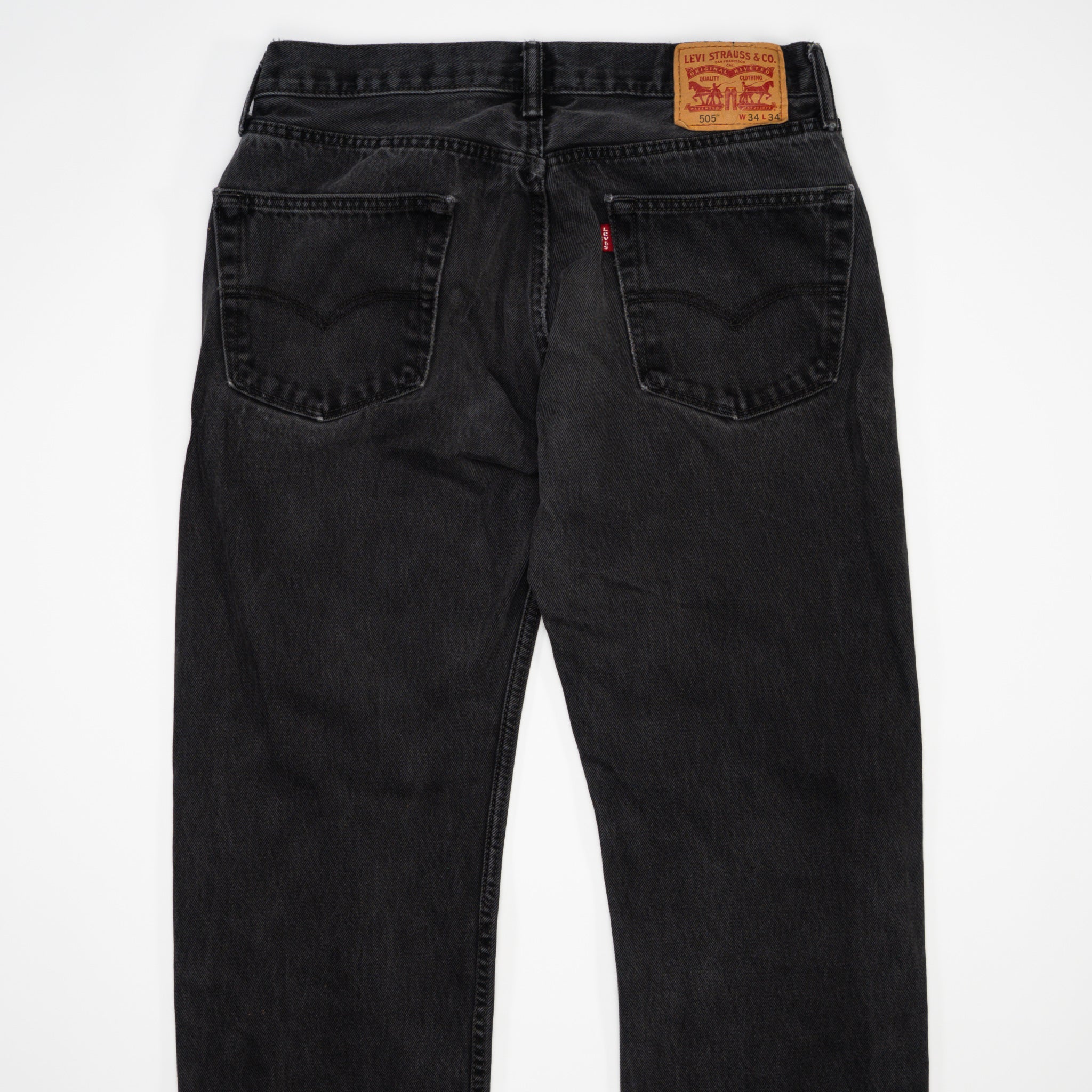 Vintage Rugged Black Levi 505 jeans (34 x 31)